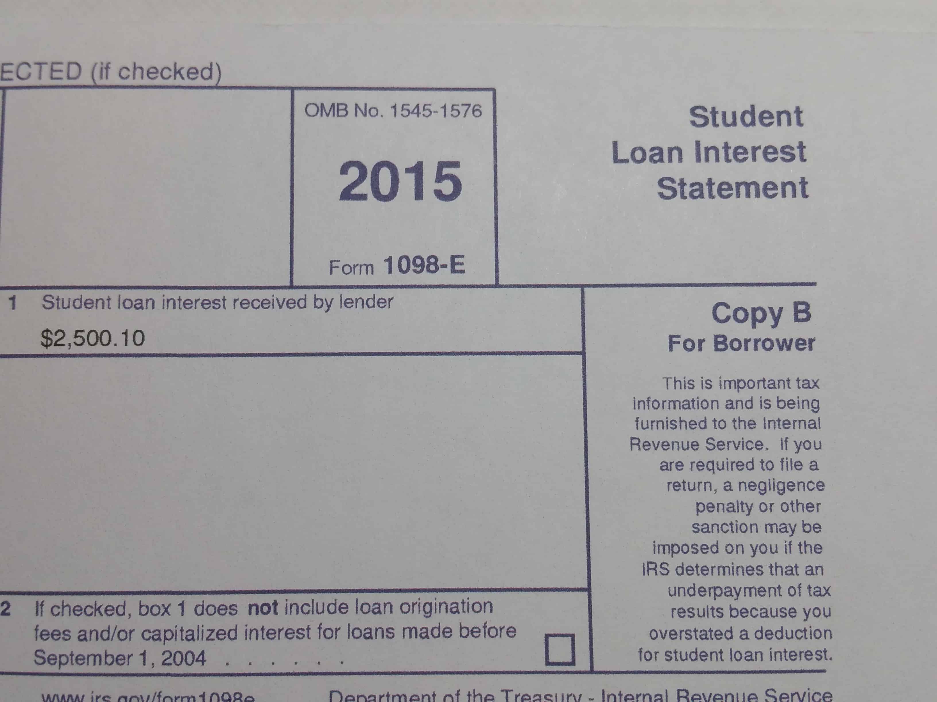 Form 1098E By: Andrew Weber C.S.L.C, C.C.C.