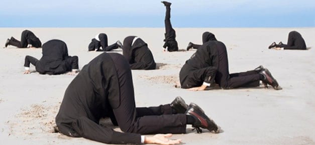 Head in the sand