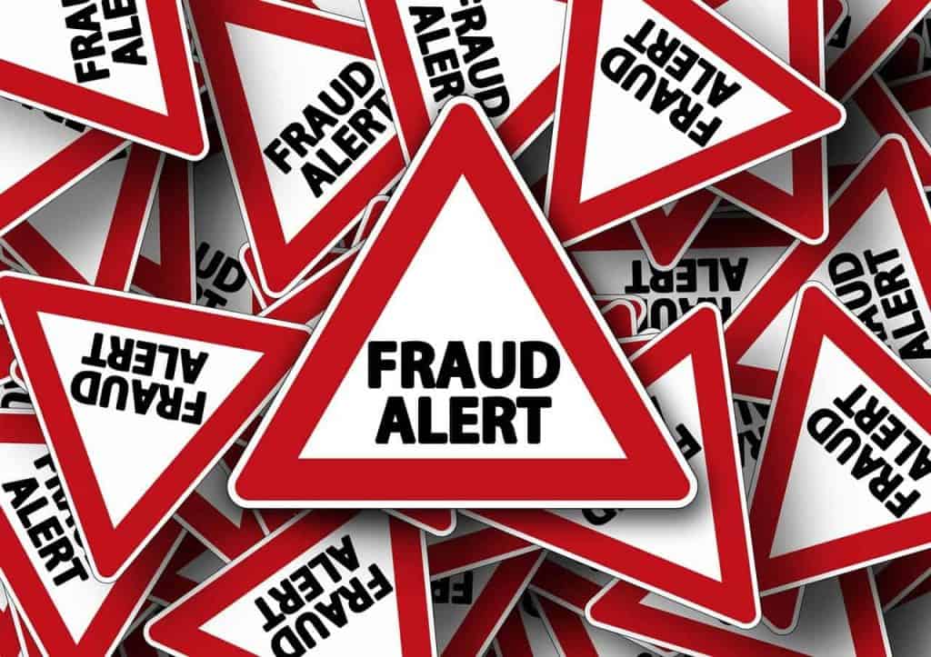 Fraud warning signs